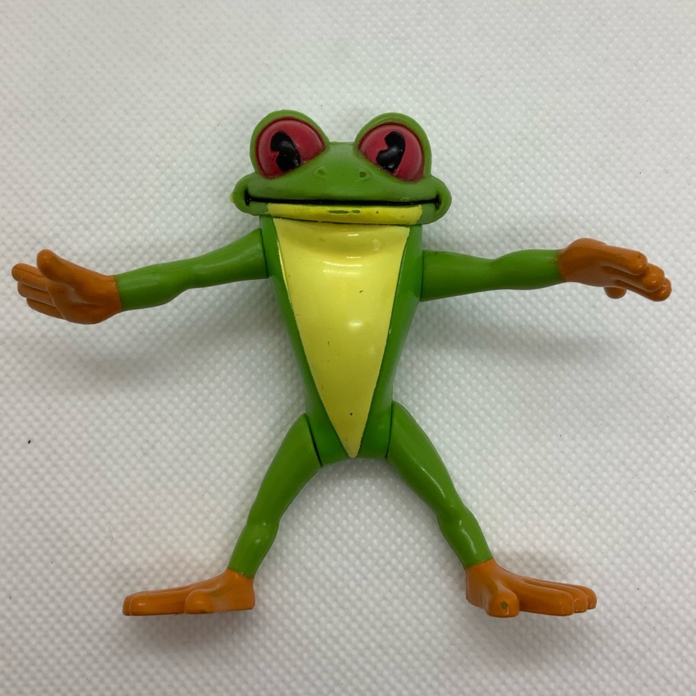 Rainforest Cafe Cha Cha The Red Eyes Tree Frog Action Figure